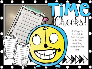 Preview of Time Check! daily practice for telling time