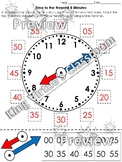 Time: Clock Cut and Paste Activity - Telling Time to the Nearest 5 Minutes