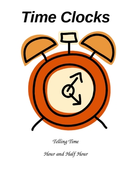 Preview of Time Clocks Game - Hour and Half Hour
