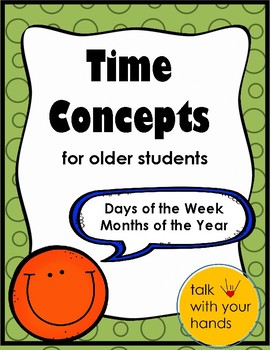 Preview of Time Concepts for Older Children - Full Version