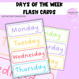 Time - Days of the Week Flash Cards