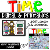 Time Digital and Printable Activities for Kindergarten