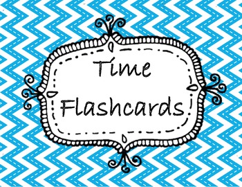 Preview of Time Flashcards