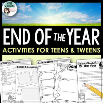 End of The Year Activities - Middle / High School Students
