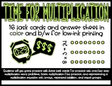 Time For Multiplication Task Card Sets