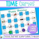 Time Games - analog/digital time- hour, half past, quarter