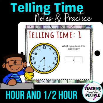 Preview of Telling Time to Hour and Half Hour