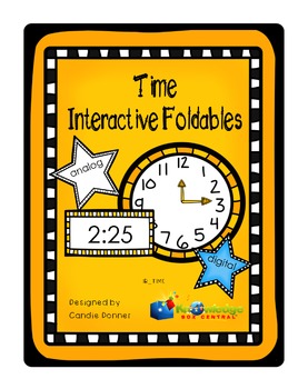 Preview of Time Interactive Foldable Booklets