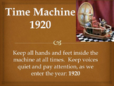 Time Machine: 1920 - Powerpoint Presentation