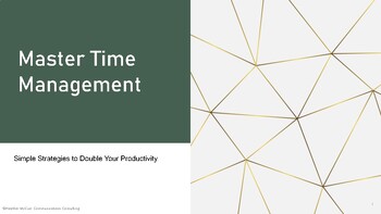 Preview of Time Management Course