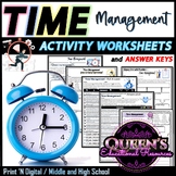 Time Management Activities | Time Management Worksheets
