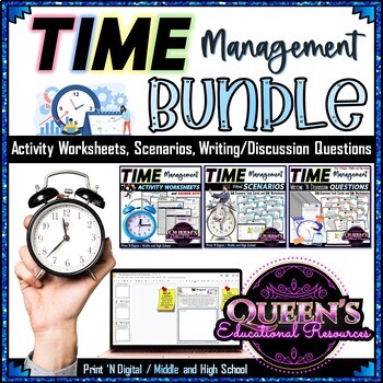 Preview of Time Management Activities | Time Management Situation Cards | Time Management