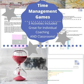 Preview of Time Management Games | Team Building | Coaching OR Classroom Activities