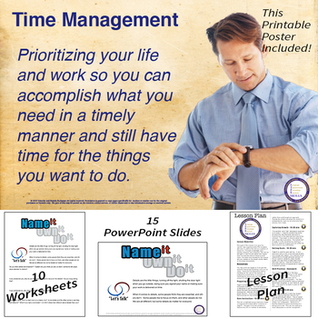 Preview of Time Management Lesson - Distance Learning