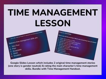 Preview of Time Management Lesson/Powerpoint