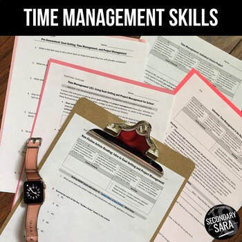 Preview of Time Management Unit: Goal-Setting and Proactive Planning Skills at School