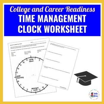 Preview of Time Management Worksheet for the avid learner l College Elective Class