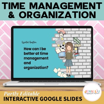 Preview of Time Management and Organization - High School Study Skills Lesson & Activities