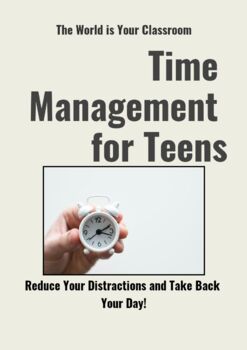 Preview of Time Management for Teens Lesson Plan, PowerPoint, Handouts, Self-Help