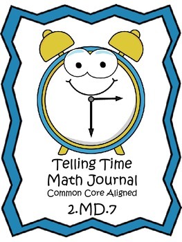 Preview of Telling Time Interactive Math Journal