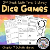 Time & Money Dice Games - 2nd Grade Ch. 7 Go Math! Aligned