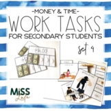 Time & Money Independent Work Tasks for Older Students