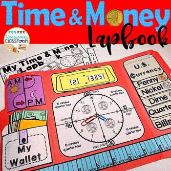 Preview of Time & Money Lapbook | Telling Time | Counting Money