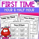 Time - O'clock and Half Past,  Worksheets, Printables, Dig