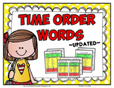 Time Order Words, Sequential Words, Temporal Words *UPDATED*