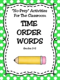 Time Order Words