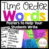 Time Order Words - Posters