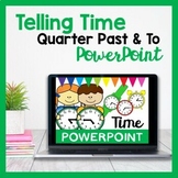 Time PowerPoint for Quarter Past and Quarter To