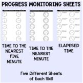 Time Progress Monitoring Sheets
