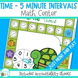 Time in 5 minute intervals Math Center