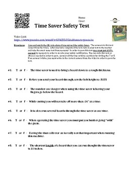 Preview of Time Saver Safety Training and Safety Test (w/ my video)