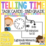 Telling Time Scoot or Task Cards - 4 Sets