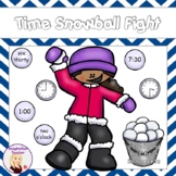 Time Snowball Fight - hour and half hour increments