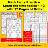 Time Table Drills no prep - back to school, review, substi
