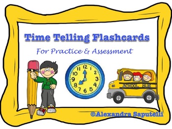 Preview of Telling Time Flashcards