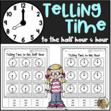 Telling Measuring Time to the Hour & Half Hour Clocks Kind