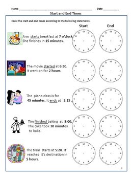 Time- The Hour, Half Past, Quarter To & Past, Time Formats Worksheets