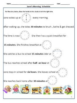time the hour half past quarter to past time formats worksheets