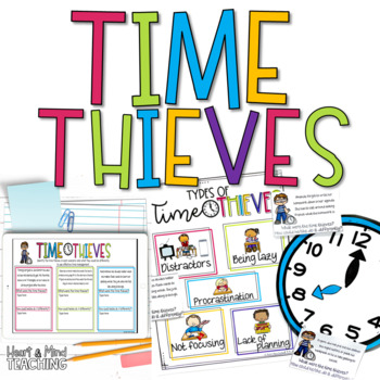 Preview of Time Thieves, a time management activity