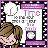 Time Task Cards Time To The Hour and Half Hour