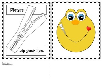 Zipper Picture for Classroom / Therapy Use - Great Zipper Clipart