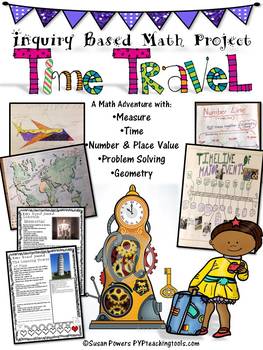 Preview of Inquiry Based Math Adventure with Elapsed Time, Place Value & Fractions