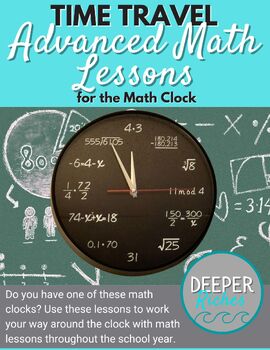 Preview of Time Travel Math - Lesson Slides based on Math Clock