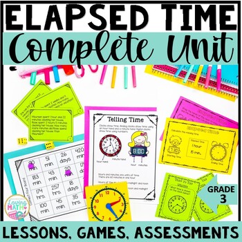 Preview of Elapsed Time Unit for 3rd Grade