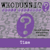 Time Whodunnit Activity - Printable & Digital Game Options