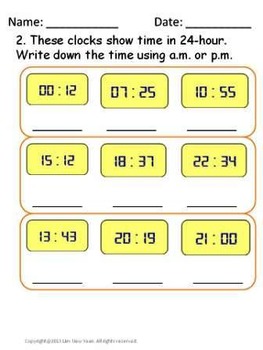 telling time worksheets and clock printable activities